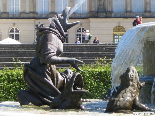 Figuren am Latona-Brunnens