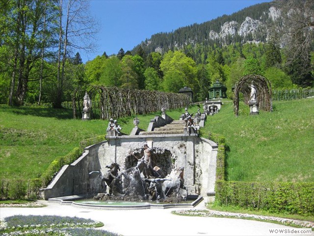 Blick zum Musikpavillion