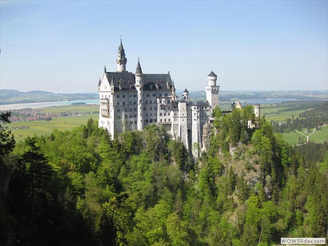 Blick von der Marienbrücke auf Neuschwanstein