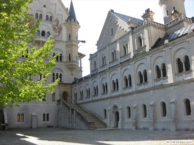 Innenhof von Neuschwanstein