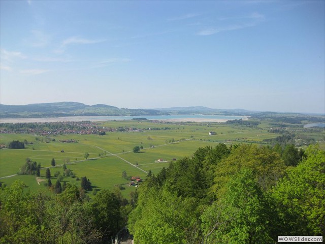 Ausblick zum Forggensee